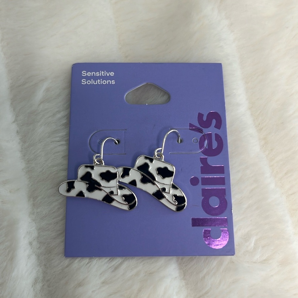 Cowgirl Hat Earrings